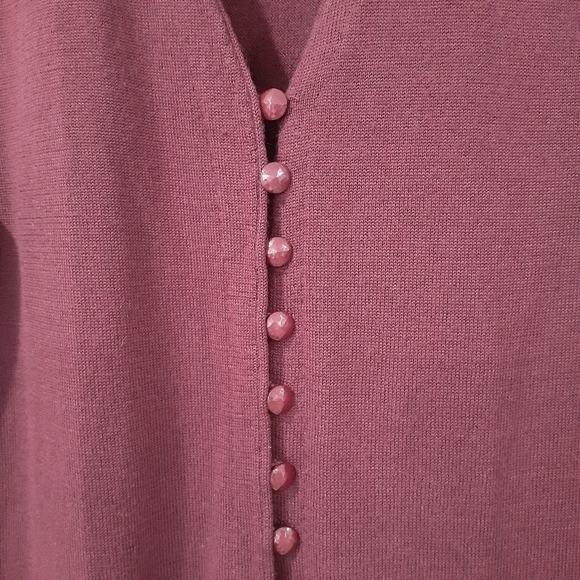 Vintage plum raisin sweater vest - Picture 2 of 7